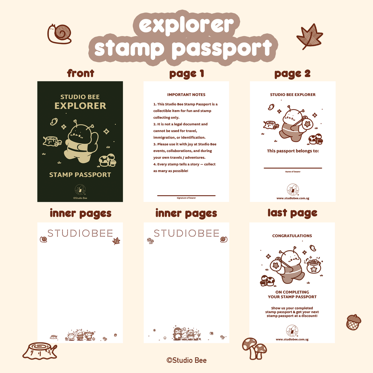 Explorer Stamp Passport
