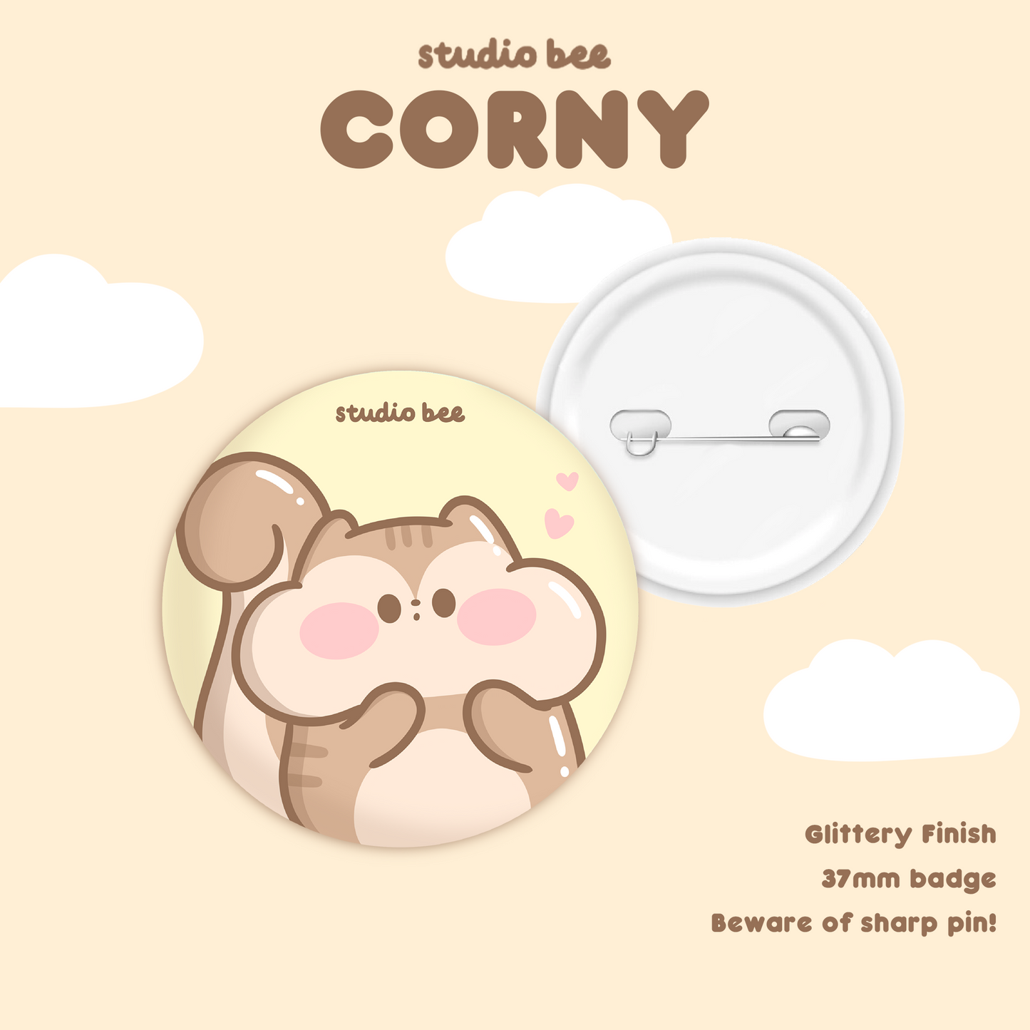 Corny Button Badge