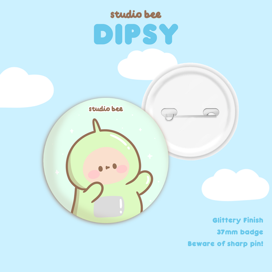 Dipsy Teletubbies Button Badge