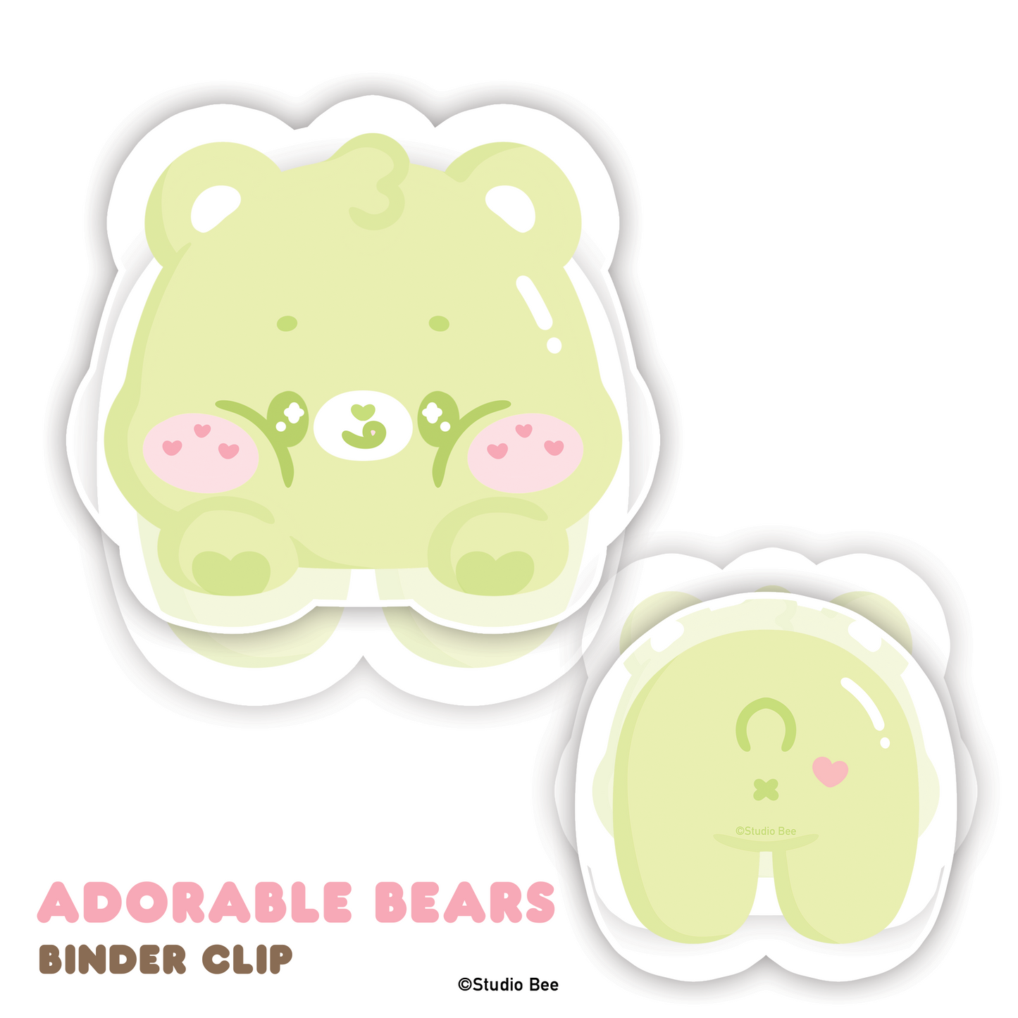 Adorable Bears Binder Clip