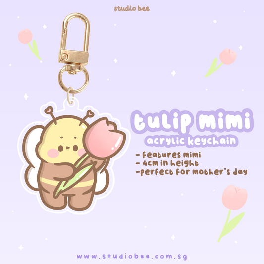 Tulip Mimi Acrylic Keychain