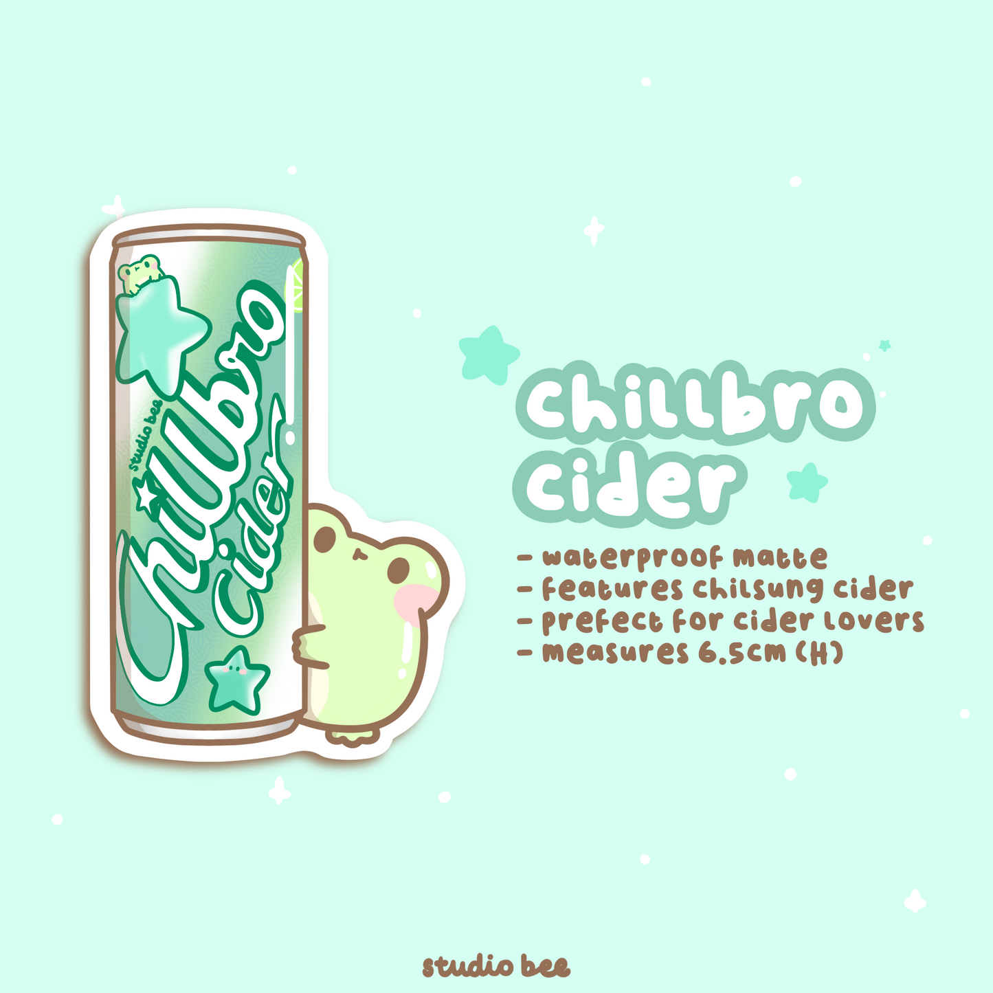 Chillbro Cider Matte Sticker Flake