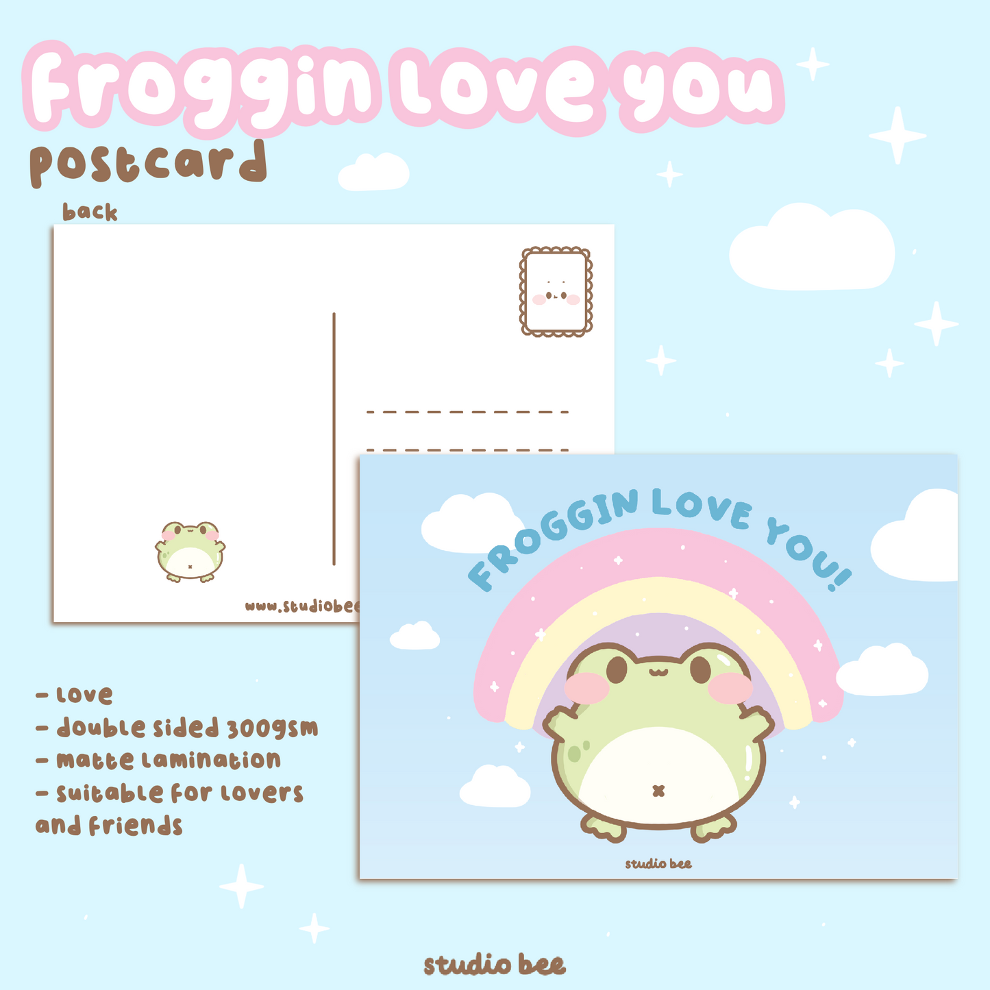 Froggin Love You PostCard