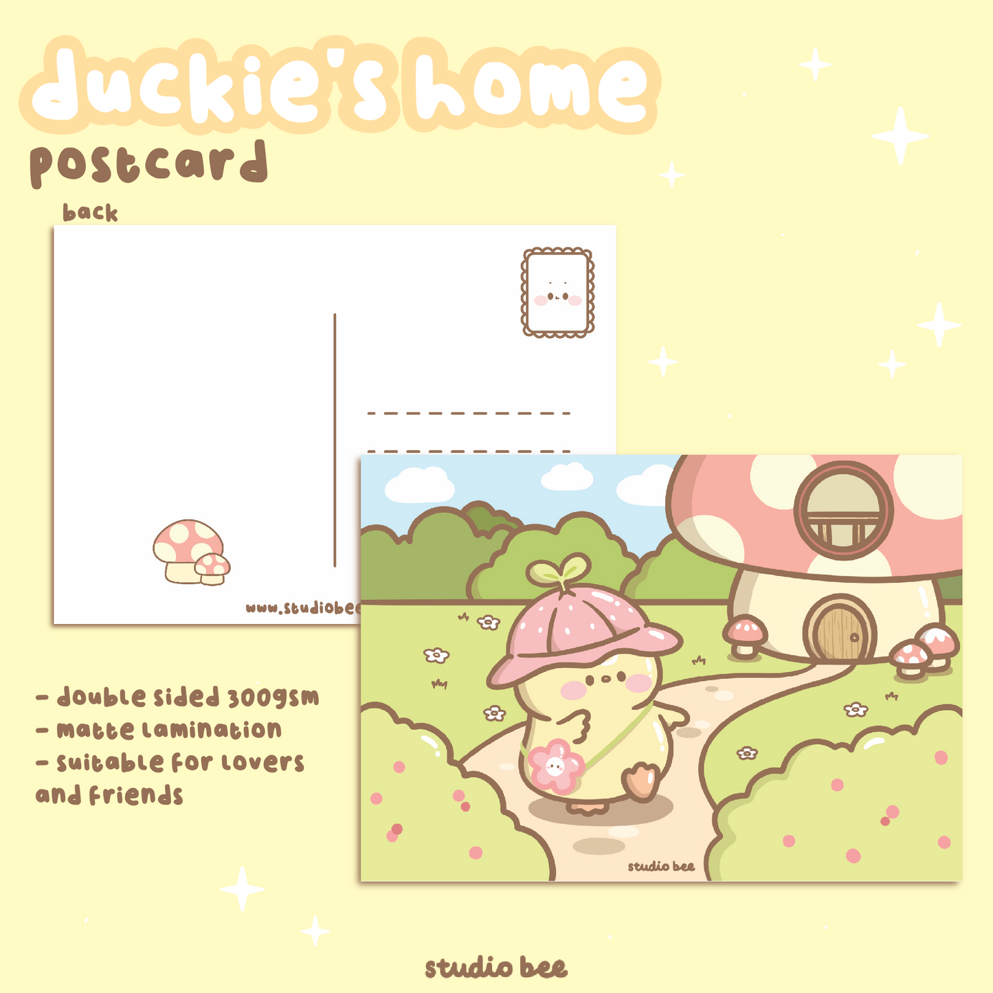 Duckie's Home PostCard