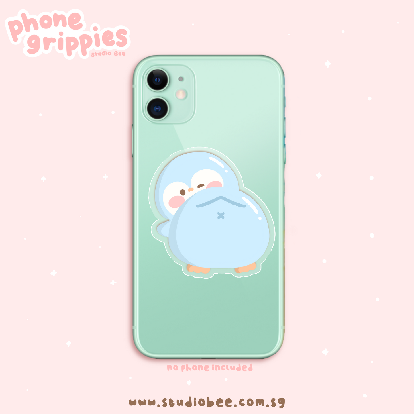 PyPy Penguin Phone Grippies Pop Socket