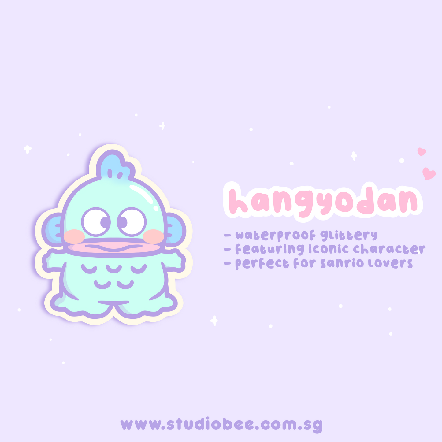 Adorable Friends 2nd Series Glittery Sticker Pack (10pcs)