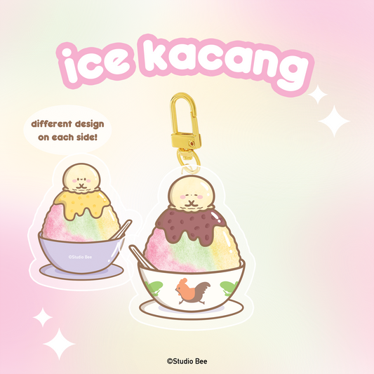 Ice Kacang Singapore Dessert Keychain