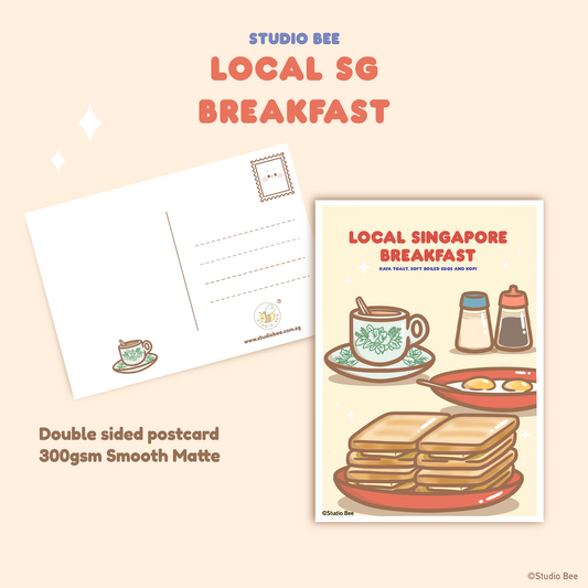 Local SG Breakfast Postcard