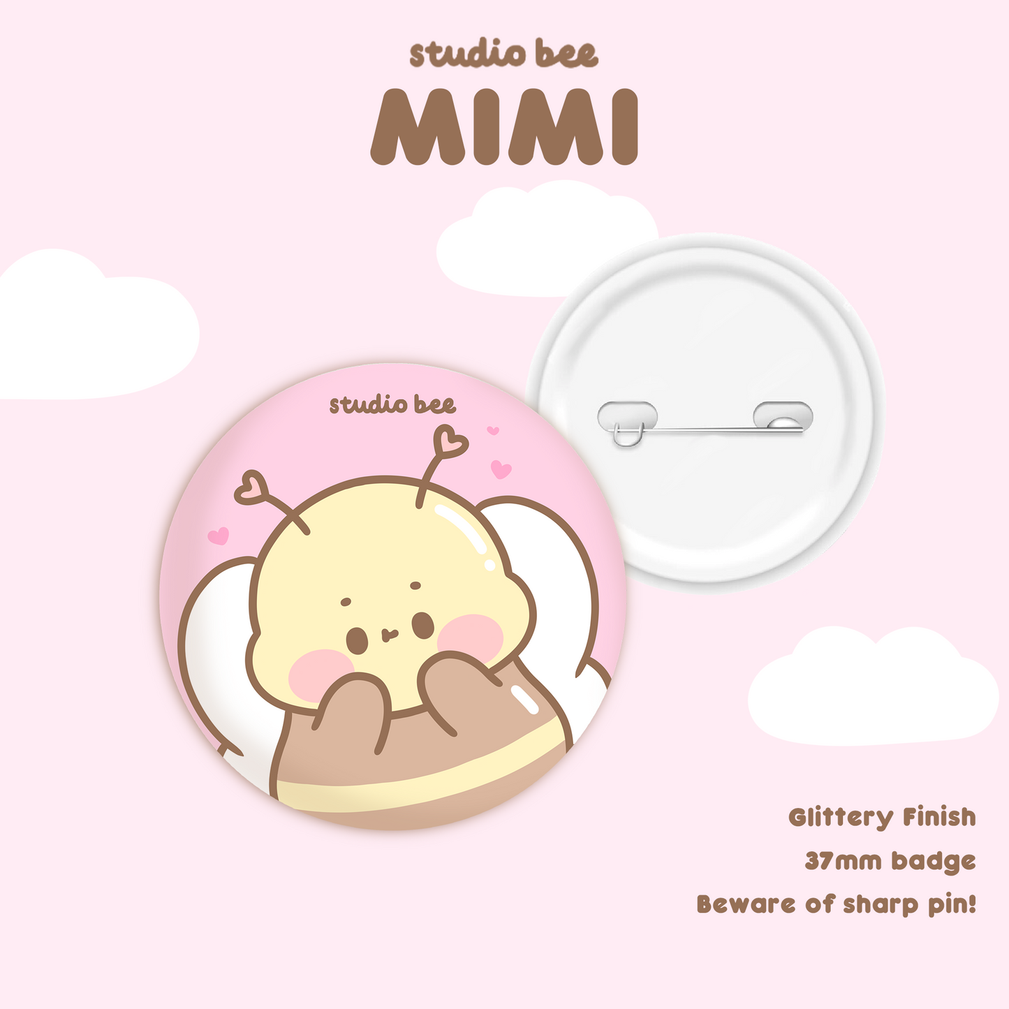 Mimi Button Badge