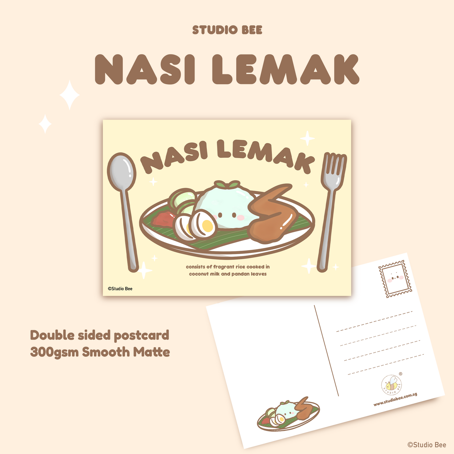 Nasi Lemak Postcard