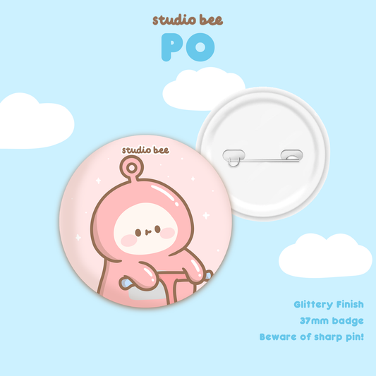 Po Red Teletubbies Button Badge