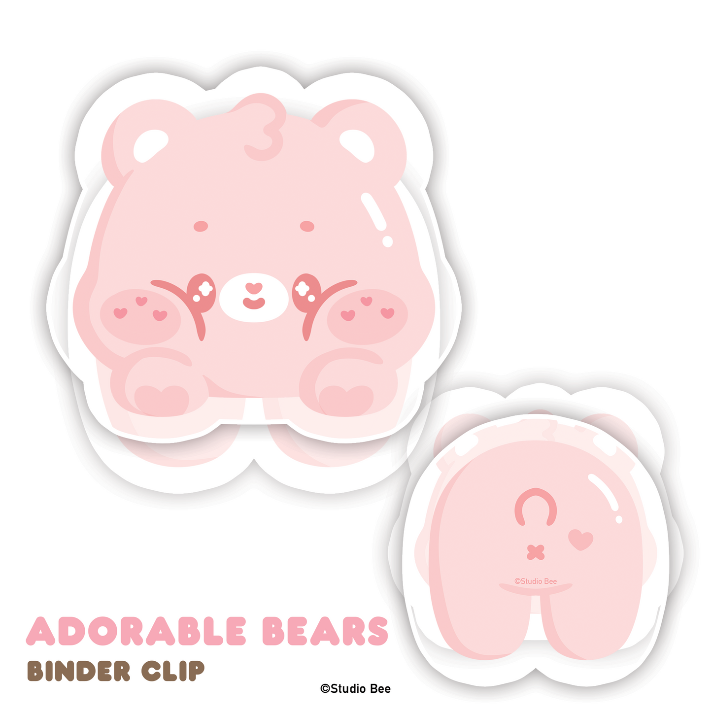 Adorable Bears Binder Clip