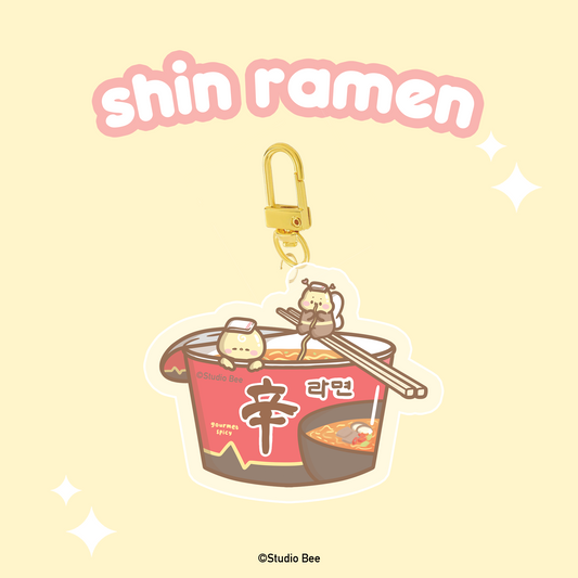 Korean Shin Ramen Acrylic Keychain