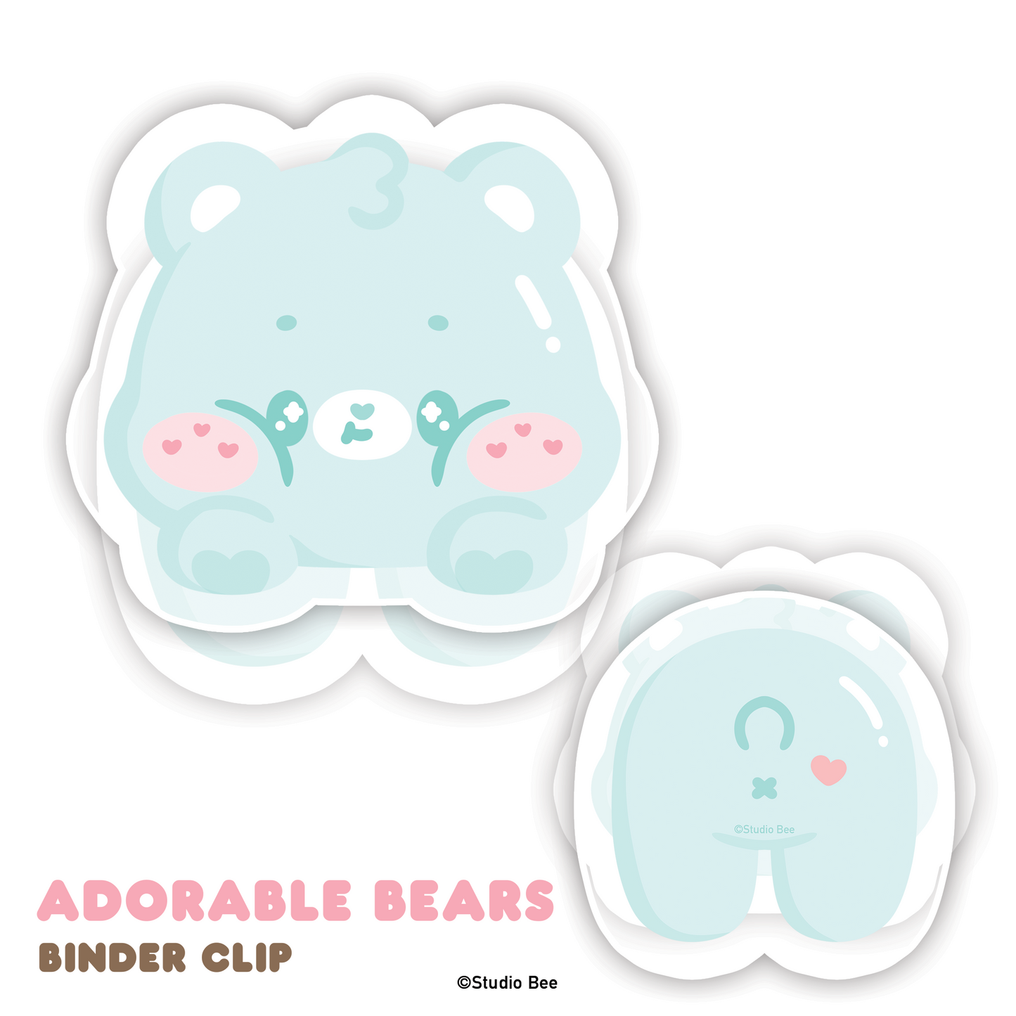 Adorable Bears Binder Clip