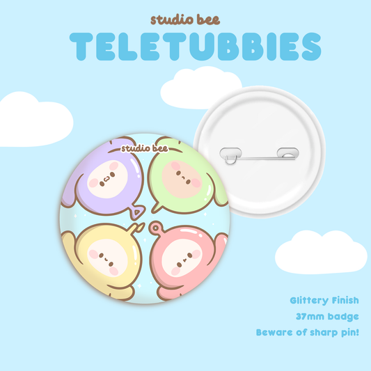 Teletubbies Together Button Badge