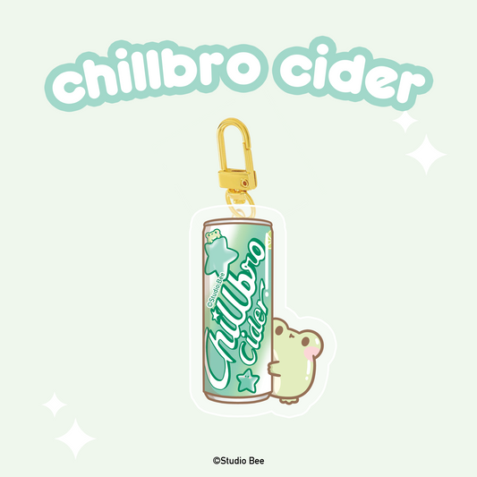 Korean Chillbro Cider Acrylic Keychain