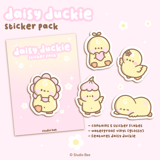 Daisy Duckie Sticker Pack (5pcs)