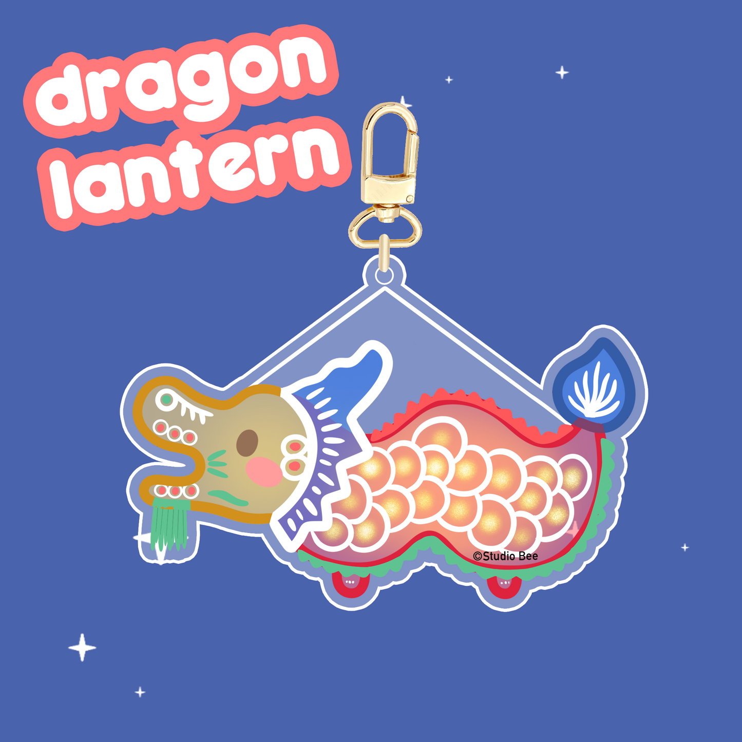 Dragon Lantern Keychain