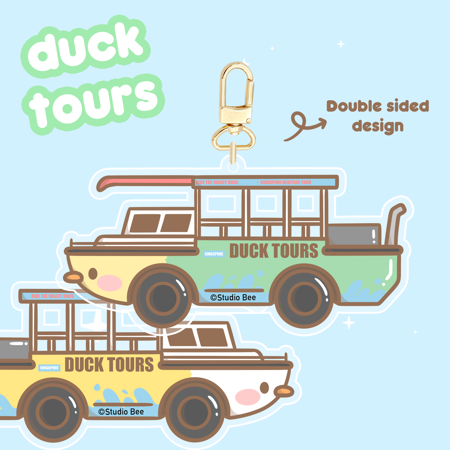 Duck Tour Singapore Keychain