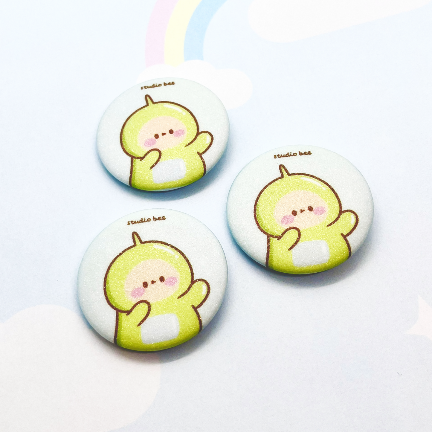 Dipsy Teletubbies Button Badge